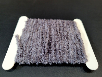 BUG CHENILLE - GRAY - Small 2mm - 5 Yard. pc. - Fly Tying Materials - NEW!