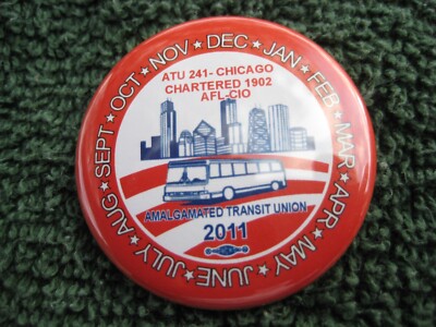 ATU, Local 241 Button Pin, 2011