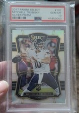 2017 Panini Select Silver Prizm Mitch Trubisky PSA 10!