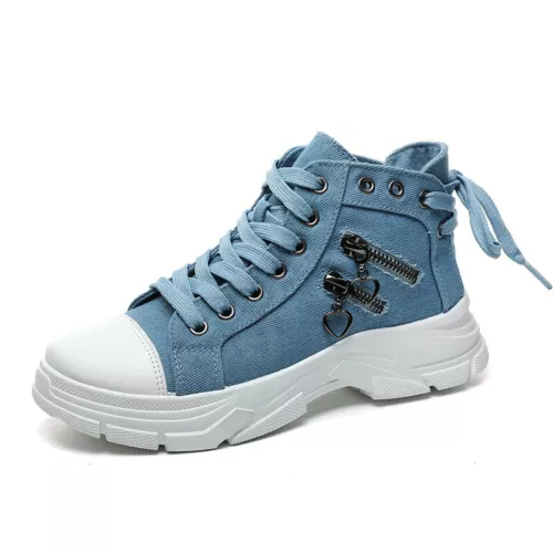 Damenschuhe Frühling Atmungsaktive Canvas Schuhe Freizeitschuhe Sport Schuhe - Bild 16 von 30