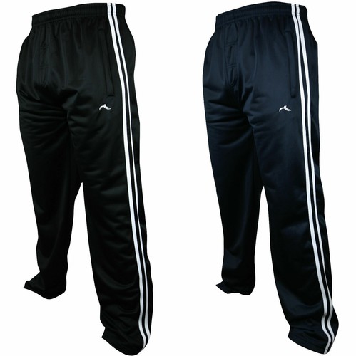 Mens Silky Joggers Tracksuit Bottoms 
