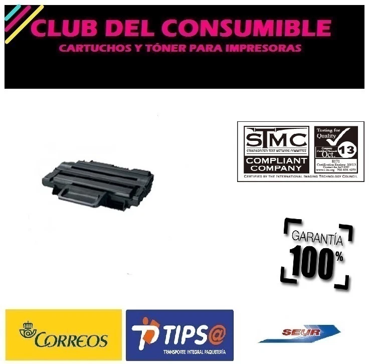 SCX4824/ML2855 NEGRO MLT-D2092L SCX 4824FN NO OEM SAMSUNG