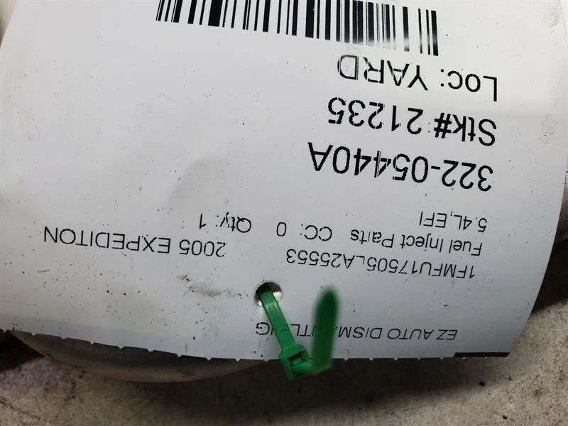 2004-2005, Ford, Expediton, деталь впрыска топлива, 5,4 л, PN- 2F1E-9F792-BB - Изображение 2 из 4