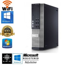 Dell OptiPlex 7010 Intel i5 Quad Core Windows 7/10 250GB 4GB/8GB WiFi PC