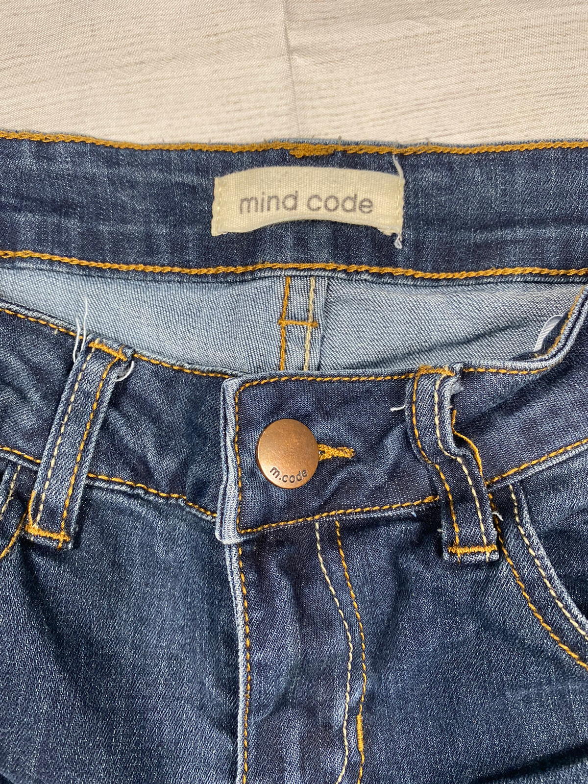 Mind Code Mid Rise Destroyed Distressed Skinny De… - image 6