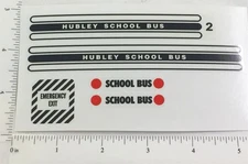 Hubley School Bus Replacement Sticker Set HB-005