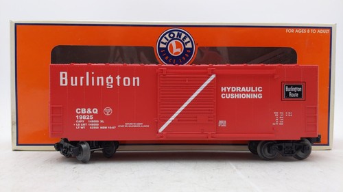Coche de carga Lionel 6-36210 calibre O Burlington Route Hi-Cube #19825 LN/caja | Condition: Used