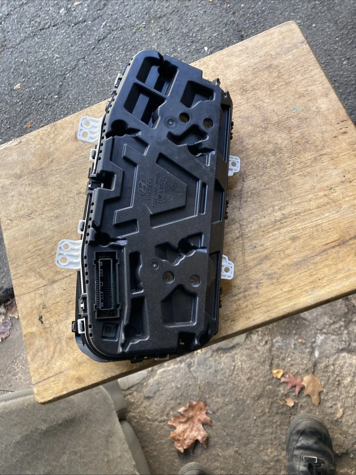 Hyundai Sonata 2015 2016 2017 velocímetro calibre grupo fabricante de equipos originales millas desconocidas Foto 4 de 4