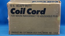 Nikon Heavy Duty Coil Cord 6ft. With Box