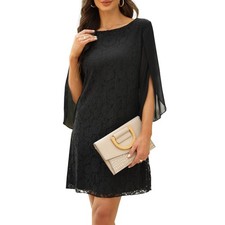 COOAN Wedding Guest Cocktail & Formal Dresses for Women - Lace Sequin Prom