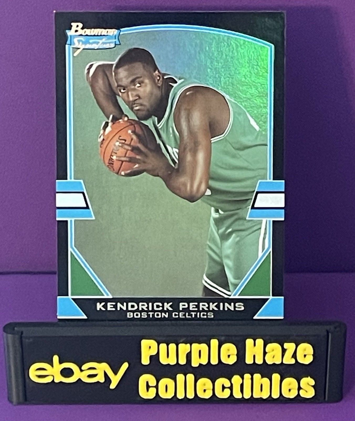 2003-04 Bowman Signature - Kendrick Perkins #91 Rainbow /125 (RC) Celtics