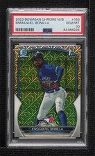 2023 Bowman Chrome Prospects Mega Box Mojo Refractor Enmanuel Bonilla PSA 10 uk2