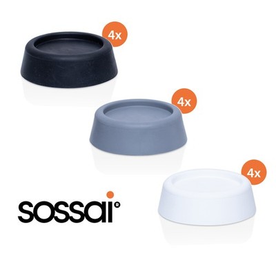 4x sossai  Pulsar Vollgummi Waschmaschinen Schwingungsdämpfer Vibrationsdämpfer
