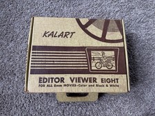 Vintage Kalart 8mm Film Movie Editor Viewer Eight w Original Box 1960's