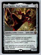 Iron Spider, Stark Upgrade 166 Rare Marvel's Spider-Man Magic: The Gathering NM
