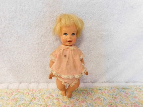 Vintage Mattel 1966 Cheerful Tearful 7" Baby Doll