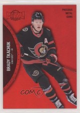 2021-22 Skybox Metal Universe PMG Red 73/100 Brady Tkachuk #31 2d8