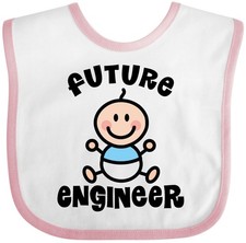 Inktastic Future Engineer Baby Bib Clothes Clothing Infant