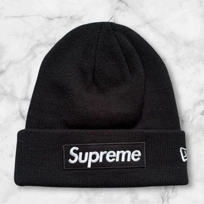 Supreme Beanie - New Era Box Logo - Black