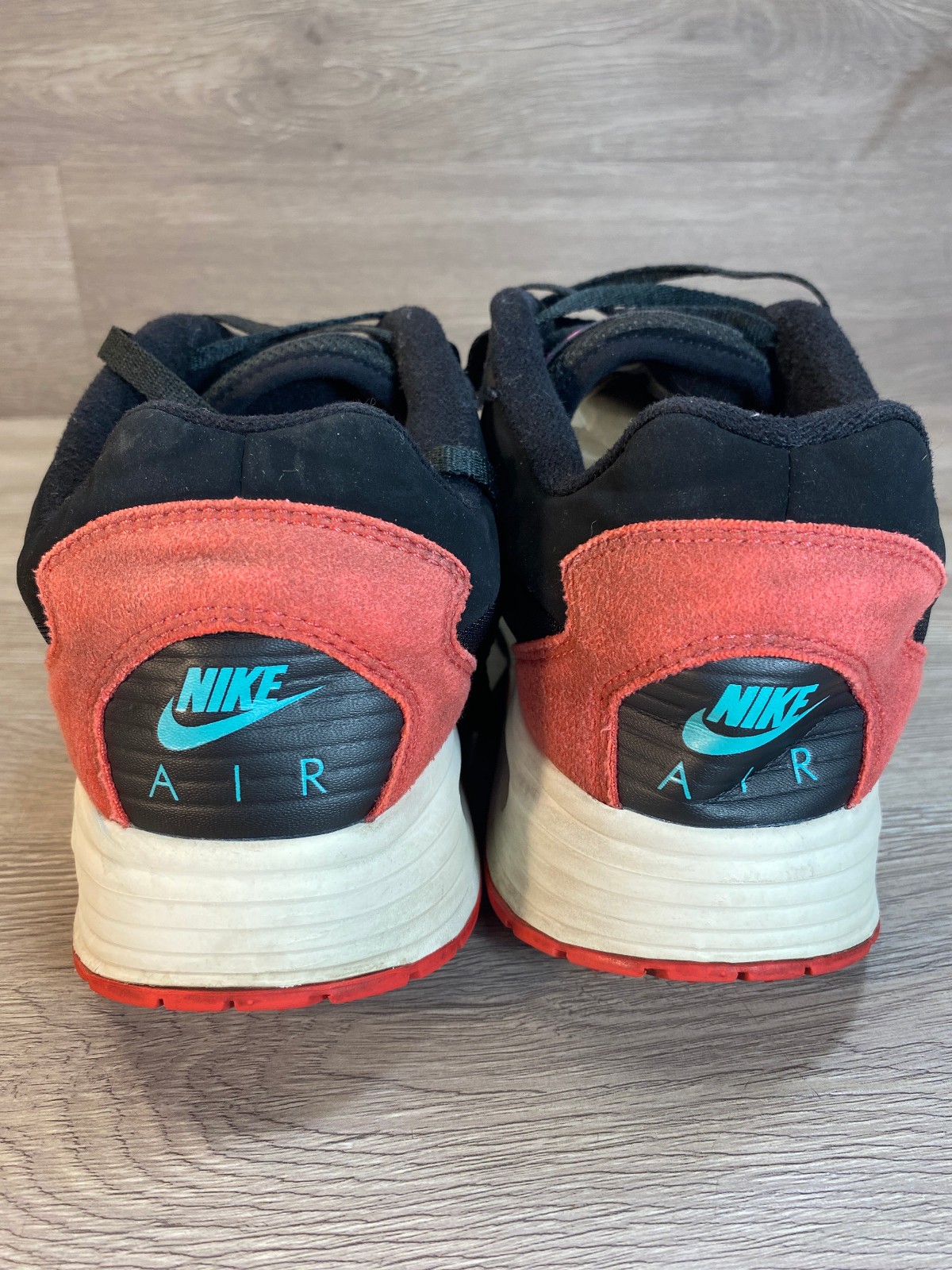 SAOLA Scarpe Nike Air Max Solo Nero Rosso Giada Trasparente Uomo Taglia 10.5 DX3666 001