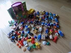 Huge Lot Vintage Playmobil 47 Figures & Accessories Geobra Fairy Hats Helmets