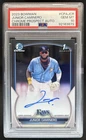 2023 Bowman Junior Caminero Chrome Auto 1st Prospect #CPA-JCR Rays PSA 10