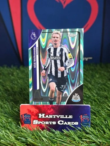 Topps Chrome Premier League 2025-26 Nick Woltemade Aqua Raywave /199 #145