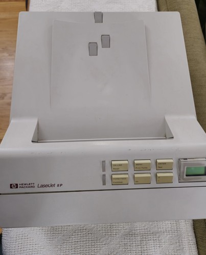 RARE VINTAGE Hewlett Packard HP 33471A LaserJet II P SCSI Printer Untested! - Picture 2 of 13
