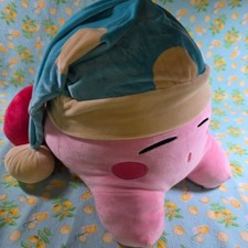 Sleep Kirby Mega Plush Just Toys 12 Inch Stuffed Animal Pillow Nintendo Official