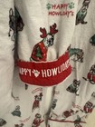 PJ SALVAGE 2 Pc flannel Pajama Set Sz L  Happy Howlidaze Dogs Cozy Warm Comfort — photo 3