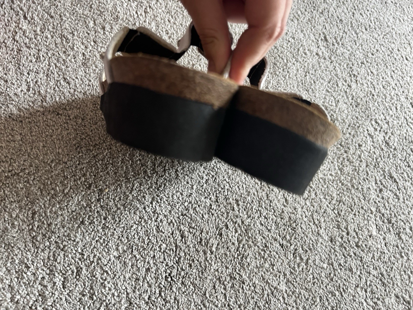 APL Sandalo Naot Ashley taglia 40 pelle bianca zeppa bassa strass INDOSSATO UNA VOLTA