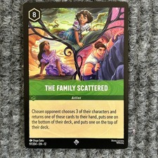 Disney Lorcana Wilds Unknown The Family Scattered 97/204 Super Rare Action