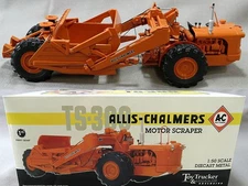 *MINT* ALLIS-CHALMERS TS-300 MOTOR SCRAPER 1:50 DIE CAST MODEL FIRST GEAR W/BOX