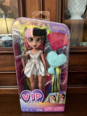 IMC Toys VIP Hair Makeover Megan Fashion Doll 10'' w/ Outfit Shoes Accessories