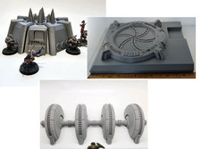 base buildings pack 1 28mm terrain FAST SHIP Alternate Wargaming Miniature