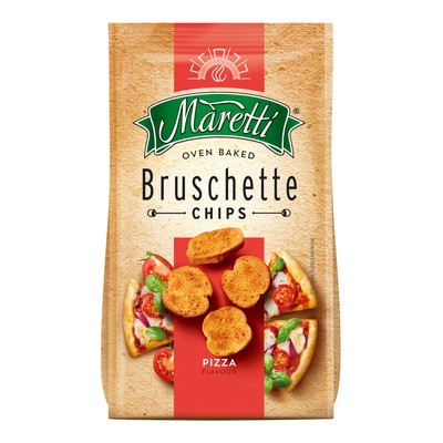 Maretti Bruschette Chips oven baked Pizza mit Pizzageschmack 150g
