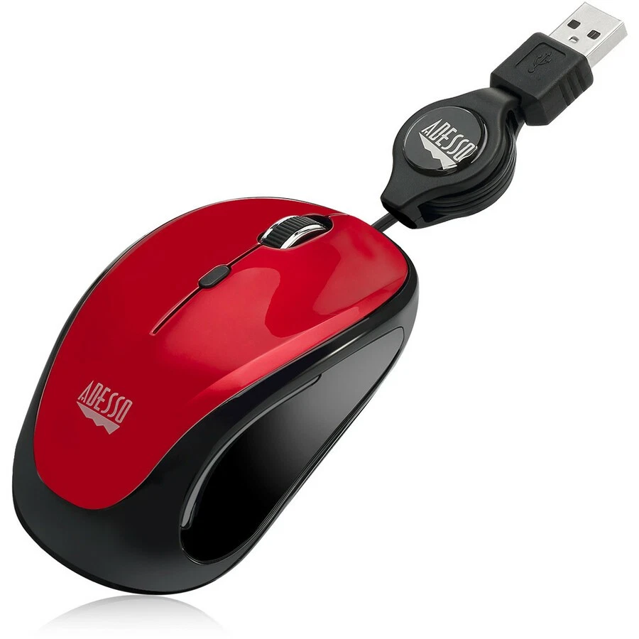 Adesso iMouse S8R - USB Illuminated Retractable Mini Mouse (IMOUSES8R) - Image 4 of 4