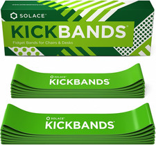 KICK BANDS Chair Bands for Kids with Fidgety Feet 12-Pack - ADHD Fidget Kickband