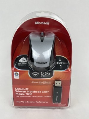 NIB Microsoft Wireless Notebook Laser Mouse 7000 Brand New Sealed