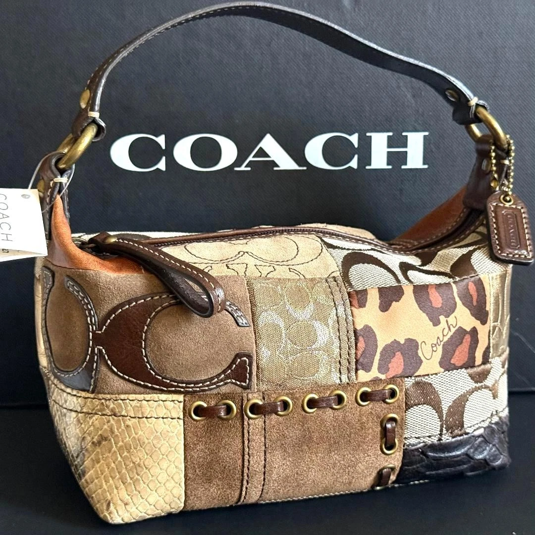 Coach Patchwork Baguette Small Bags & Handbags for Women for sale