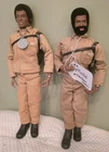 Vintage GI Joe Adventure Team Black Adventurer Lot Of Two  Figures Set