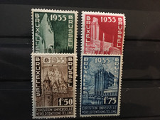 belgique 1934 cob 386 à 389 neuf sans charnière