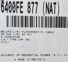 Belden 6400FE 20/2C Shielded Commercial Secur...