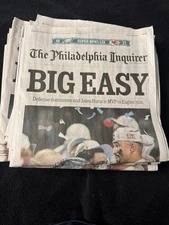 Philadelphia Eagles Super Bowl 59 Inquirer Newspaper February 10 2/10 2025