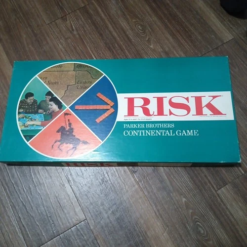 Vintage Risk Parker Brothers Continental Board Game 1968*COMPLETE*