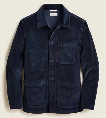#ad #ad J.Crew Wallace and Barnes navy blue corduroy chore jacket Previously worn $46.00