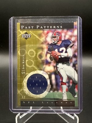 2001 Upper Deck NFL Legends - Past Patterns Jim Kelly #PP-JK (MEM) Buffalo Bills