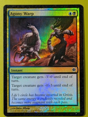 FOIL Agony Warp x1 Eventide 1x Magic the Gathering MTG