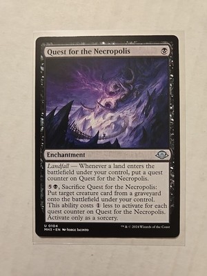 Quest for the Necropolis - Modern Horizons 3 - LP - MTG Magic - Uncommon Enchant