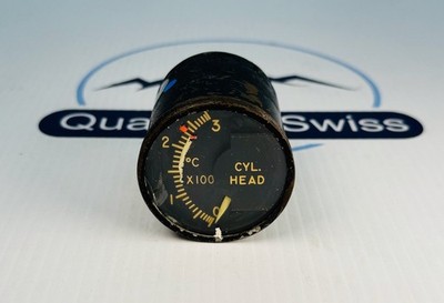 Thomas A Edison Aircraft Cylinder Head Temperature Indicator Gauge 204-2F1A